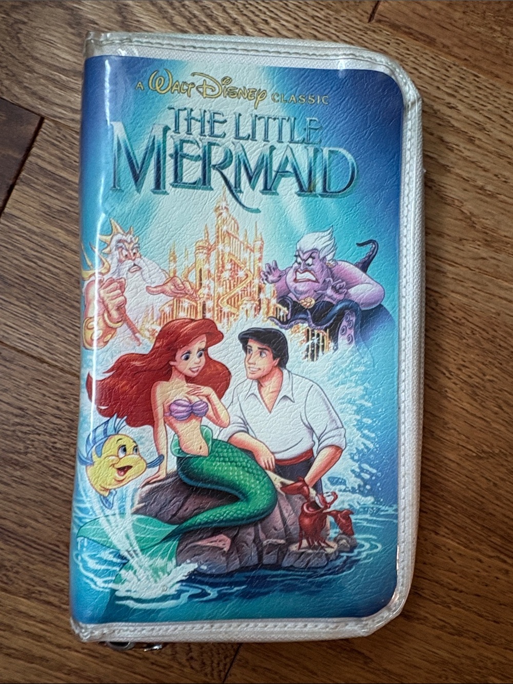 The Little Mermaid Disney vhs Wallet